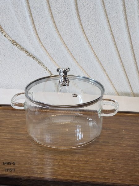 طنجرة زجاج حراري