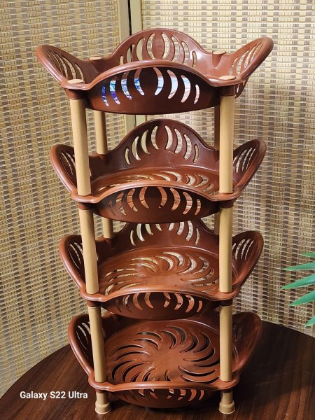 ستاند خضار 4طبقات بلاستيك