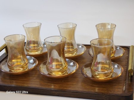 كاسات شاي/قرفة تركية دملاج عسلي /6