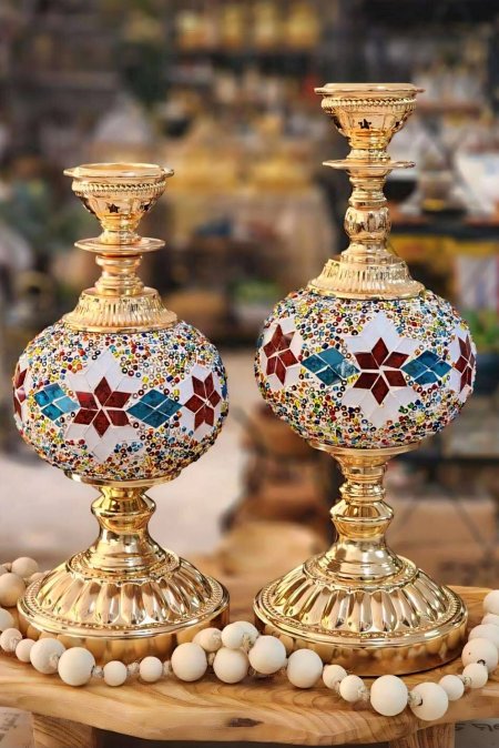 شمعدان مغربي مزخرف