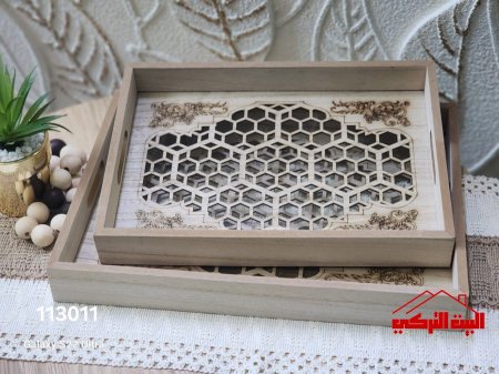 طقم صواني خشب CNC/2