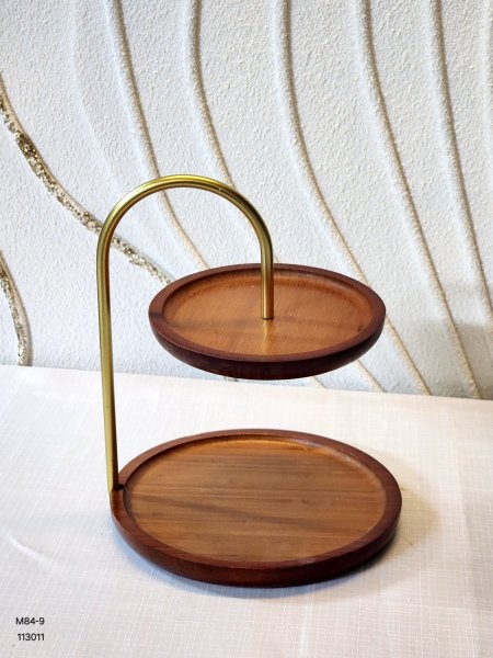 مضيفة خشب بامبو طبقات