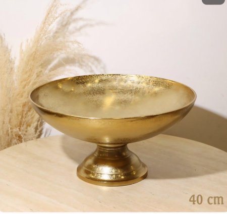 جاط فواكه 40سم مع قاعدة نحاس هندي