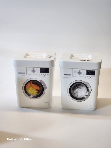 علبة مسحوق الغسيل