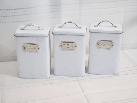 طقم سكريات شاي /قهوة /سكر معدن مطلي